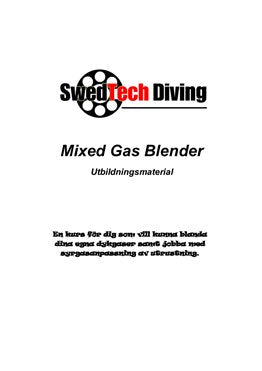 Mixed Gas Blender arbetsbok