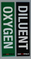 Decals for Diluent and Oxygen
